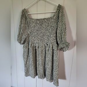 ODDY 2XL Black/White Blouse